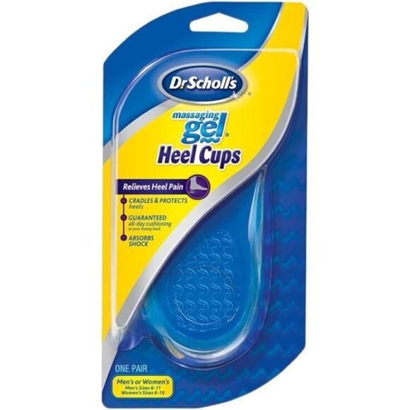 Dr. Scholl's Massaging Gel Heel Cups (One Size)// Absorb Shock - Picture 3 of 3
